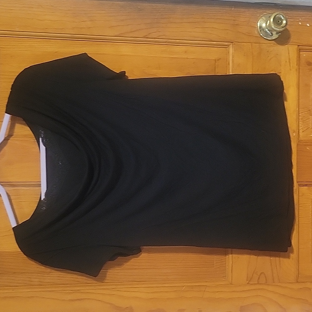 Women's cute black shirt size large